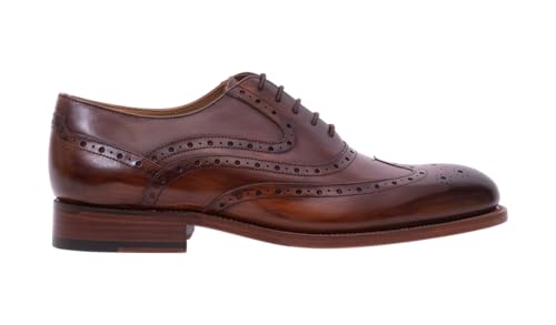 BARKER Liffey Men's Handmade Leather Brogue Oxford Dress Shoes - Timeless Elegance & Superior Craftsmanship for Formal & Business Wear - Image 3