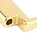 ZJchao Stainless Steel Watch Band Adapter, Metal Watch Band Connection Adapter, 18-22mm Universal Watch Band Adapters for Changing to Your Favorite Watch Band (Gold)