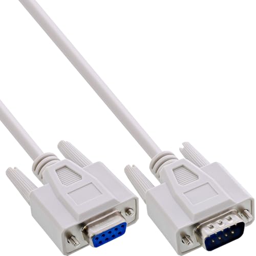 InLine 12235 Serielle Verlängerung, 9pol Stecker / Buchse, vergossen, 1:1 belegt, 5m InLine 12235 Serielle Verlängerung, 9pol Stecker / Buchse, vergossen, 1:1 belegt, 5m