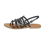 Chaussures Ville Entre-Doigt Les Tropéziennes par M. Belarbi Fille Herilo Sandales Bride arriere, Noir, 35 EU