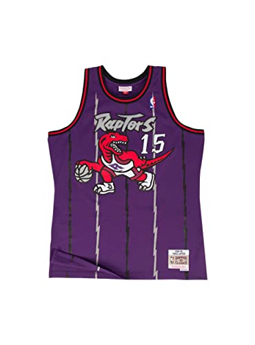 M&N NBA Swingman Maillot 2.0 T. Raptors 1998-99 V. Carter #15 Purple L
