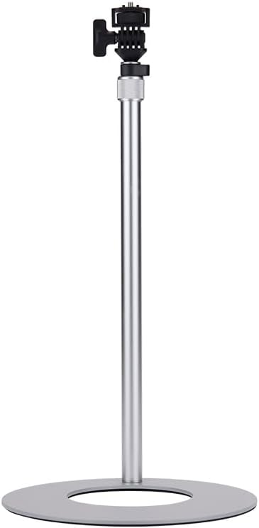 amaran Desk Stand,Height-Adjustable, Aluminum Desktop Stand for amaran Verge &Other 1/4-20in Gear (Silver)