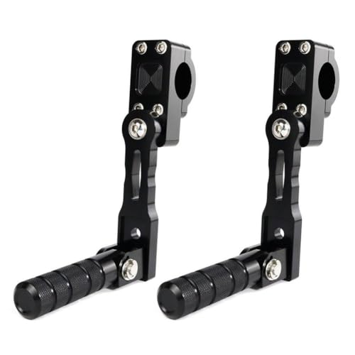 Kit de montage de chevilles d'autoroute réglables pour moto Sportster noir 130mm