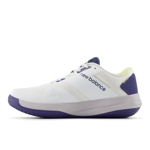 New Balance New Balance Women's FuelCell 796 V4 Tennis Shoe, White/Dream State/Parchment, 12 XW
