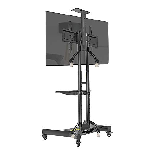 Soporte móvil para TV de 32 a 65 pulgadas, ajustable en altura miniatura 1