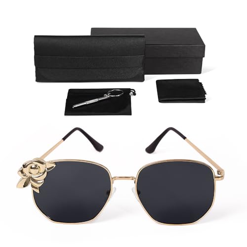 KIRA KIRA Genshin Navia Costumes Sunglasses Doki-SR Game Genshin Impact Fontaine Navia Sunglasses Cosplay Props Metal Ver