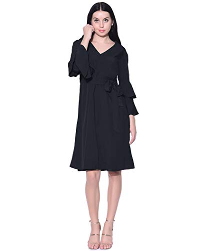Image of Uptownie Lite Women's Crepe Skater Knee Length Dress