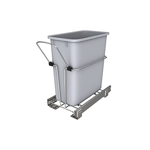 Contenedor extraíble de basura 20 Qt para gabinete de cocina miniatura 6