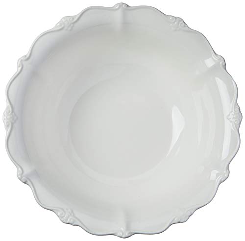 SALADEIRA PORCELANA FANCY BRANCO 25 cm, Wolff