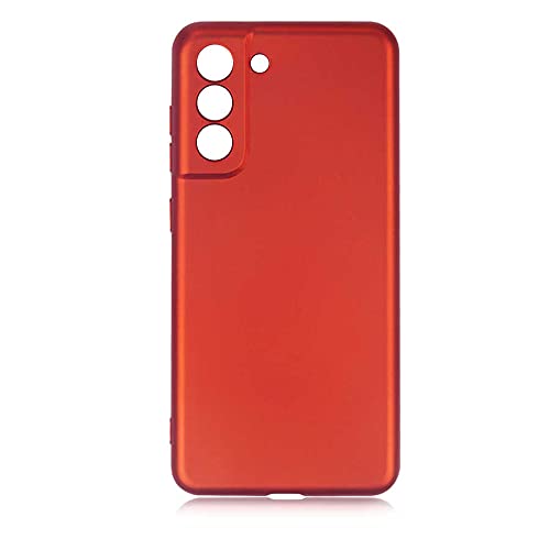 Zore Galaxy ile uyumlu S21 FE Kılıf Premier Silikon Kapak Kırmızı