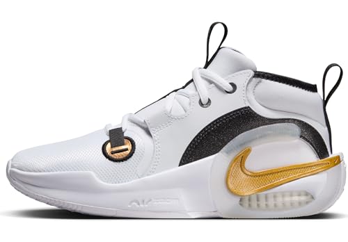 Nike Air Zoom Crossover 2 (GS), Tres Cuartos de Alto, White/Metallic Gold-Black-Tint, 37.5 EU