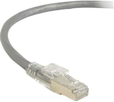 C6PC70S-GY-03 GigaTrue 3 CAT6 Shielded Patch Cable, Gray, 3 ft, 250 MHz, 1 Gbps,