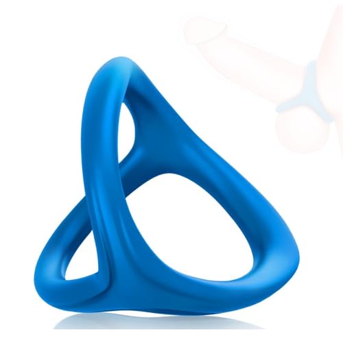 NsibAn Entrenamiento Deportivo Anillo elástico Silicona Jaula Protectora Anillo Deportivo de los Hombres.