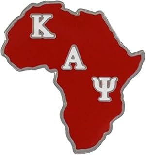 Kappa Alpha Psi Greek Africa Lapel Pin