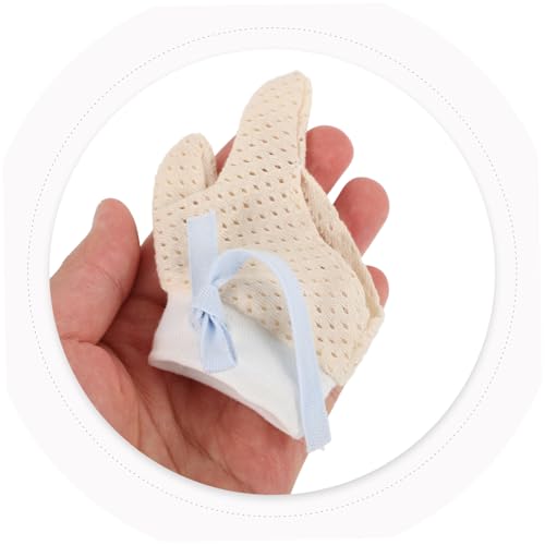 1Pair Finger Protector Gloves Soft and Breathable Stop Thumb Scratch Finger Guards for Boy Girl Comfortable Protection for Delicate Skin4