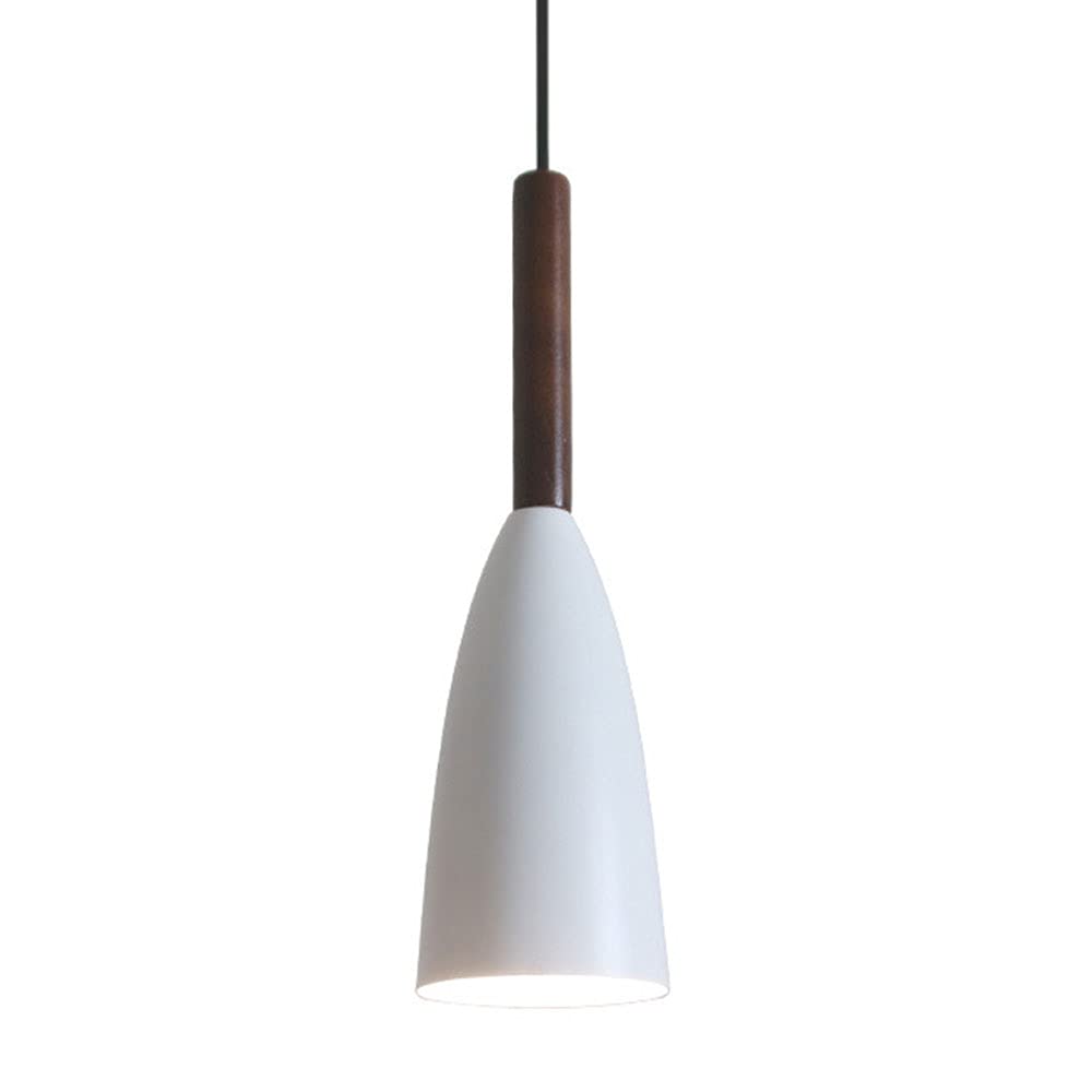 FZQSXAZU Nordic Color Chandelier Lamp Creative Pendant Light with E27 Base Stylish Wood Hanging Fixture for Foyer Breakfast Room and Modern Decor