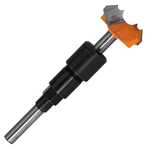 8mm haste roteador bit extensão haste pinça máquina de gravura extensão fresa para madeira