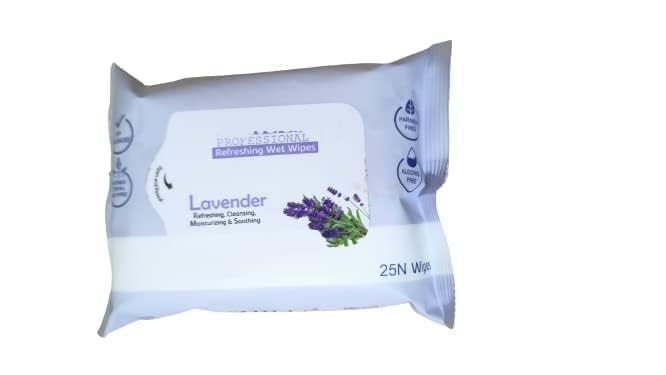 Refreshing Wet Wipes With 4 Different Fragrance, Facial Wet Wipes For Face And Travel Use For Girls And Boys Pack Of 4