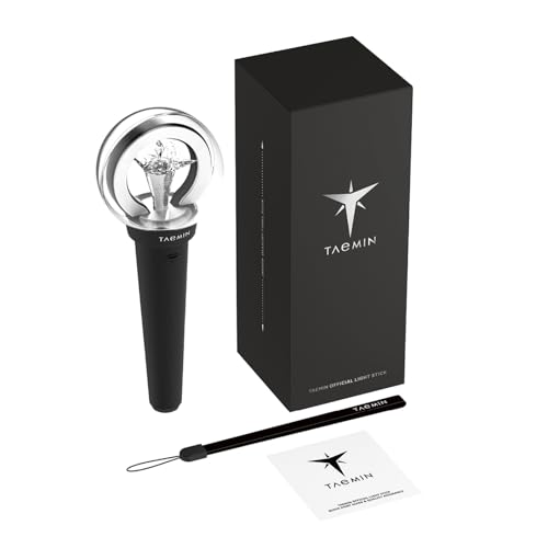 WITH.MUU Taemin Official Light Stick TAE-MIN (LED, Fan Light Stick, Acrylic, Battery Powered)