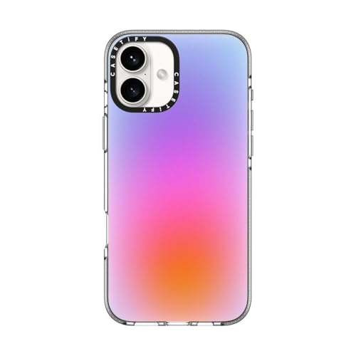 Coque transparente iPhone 16 Plus CASETiFY compatible MagSafe Nuage
