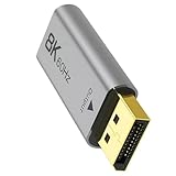 Adaptador USB typec Displayp0rt 8K, versión 1.4, convertidor de conexión de alta velocidad con carcasa de aleación, adecuado para dispositivos móviles, computadora, teclado, lector de tarjetas, uso