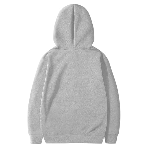 Mens Hoodie Long Sleeve Workout Pullover Hoodie Fleece Lined Oversized Baggy Basic Fit Cotton Fall Winter Clothes3