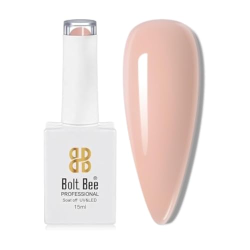 Image of Bolt Bee Color Gel Nail Polish Soak Off UV Gel DIY at Home Manicure Salon Nail Art (127, 15ml)