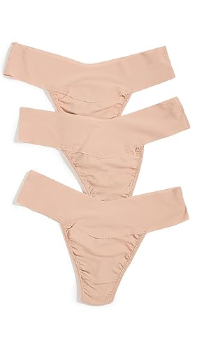Image of hanky panky - BreatheSoft Natural Rise Thongs for Women | Comfortable Everyday Lingerie Panties | Sizes (XS-XL) | 3 pack