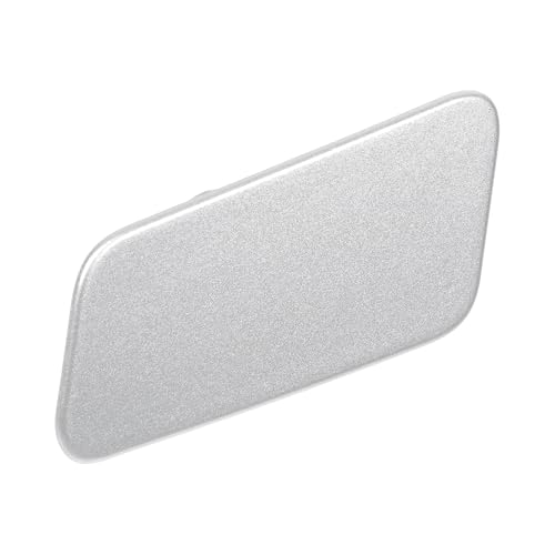 HEROFFIX Front Left Bumper Headlight Washer Nozzle Cover Cap No.8535460080B0 Bumper Trim Nozzle Cover for Lexus LX570 2016-2021 Silver Tone Plastic 1 Pcs