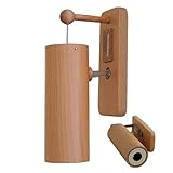 Artisanat exquis : le carillon de porte dispose d'une structure en bois de hêtre massif associée à des reflets métalliques mats, alliant chaleur naturelle et style moderne grâce à des contrastes de matériaux soigneusement équilibrés pour un attrait intemporel