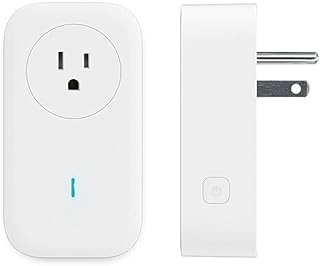 UBiBot SP1 Smart Plug, WiFi Outlet Socket Remote Control, Compatible with Alexa & IFTTT, Energy Monitoring and Timer Function, Delayed Switch, Temperature Monitoring (2.4G WiFi only, No hub Required)