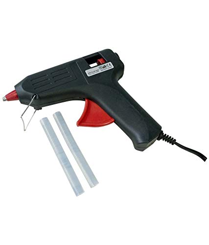 Image of Invento 40W Electric Heating Hot Melt Glue Gun with 5pcs 11mm Adhesive Glue Stick Hot Trigger Repair Tool