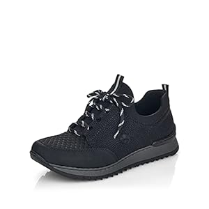 Rieker Damen Halbschuhe schwarz dames Mocassin.