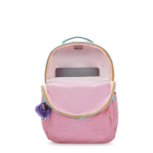 Image of Kipling Women's Seoul 15 inch Laptop Backpack, Durable, Roomy with Padded Shoulder Straps, Built-In Protective Sleeve