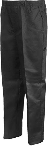 BENEFIT WEAR Mens Full Elastic Waist 5-Pocket Pants with Mock Fly