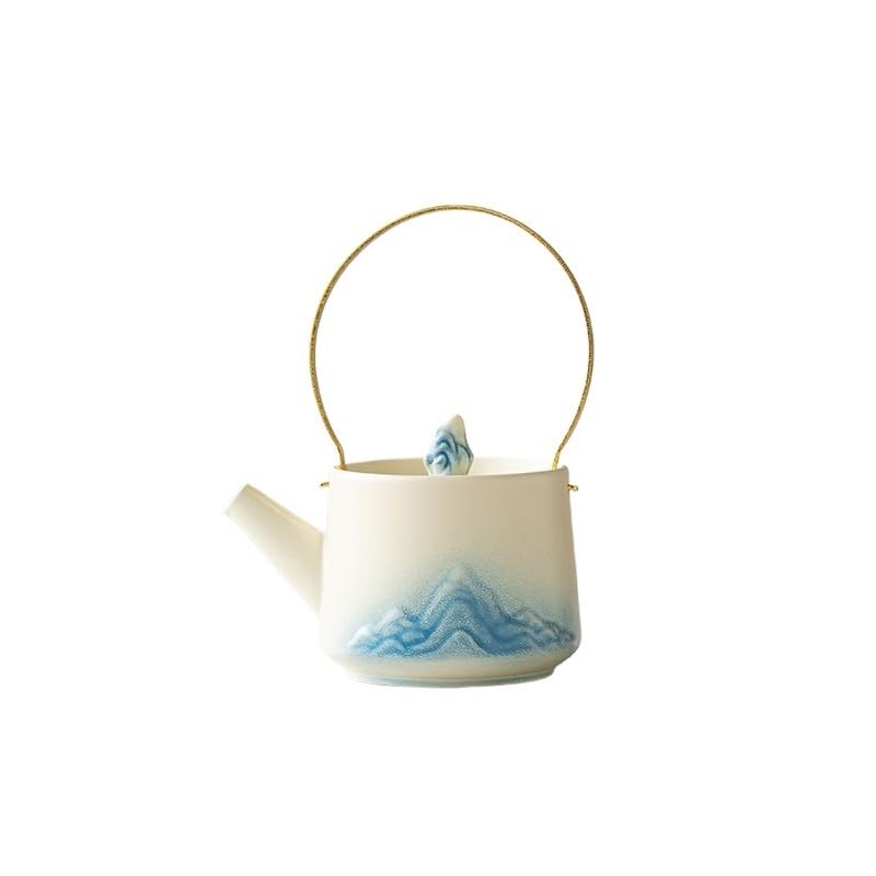 Ceramiczny dzbanek do herbaty, Ceramiczny czajniczek 330 ml sypkich liści herbaty Kung Fu zestaw do Home Office Travel