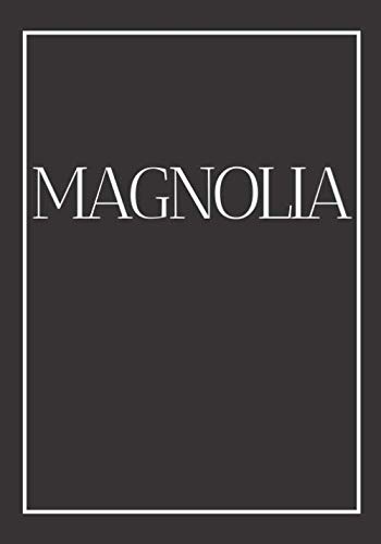 Magnolia: A decorative book for coffee tables, bookshelves, bedrooms, bathrooms and interior design styling: Stack Floral books to add decor to any ... own home or as a modern home decoration gift.