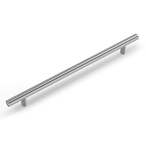Goldenwarm Lot de 10 Poignee de Meuble Cuisine Poignée Cuisine 160mm Poignées de Cuisine Argenté Poignées de Meubles en Acier Inoxydableet Nickel Brossé...