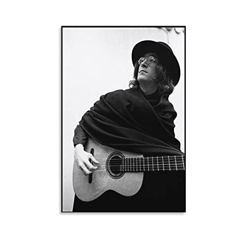 John Lennon Poster pour décoration murale, impression sur toile pour maison, salle de bain, chambre, bureau, salon… - Les Beatles, Paul McCartney, John Lennon, RIngo Starr, George Harrison John Lennon Poster pour décoration murale, impression sur toile pour maison, salle de bain, chambre, bureau, salon…