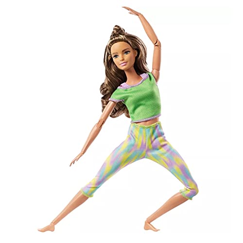 Boneca Barbie Feita para Mexer Morena - To Move Articulada - 2021