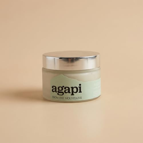 Image of Agapi Sikkim | Avocado Shea Cream for Nourishing and Hydrating Skincare, With Shea Butter, Sweet Almond Oil, Coco Butter, Vitamin E Oil | Handcrafted | Sustainable | Luxurious.
