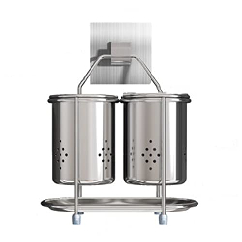 Support de baguettes en acier inoxydable – Support de rangement pour ustensiles de cuisine et baguettes