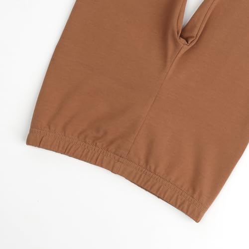 Image of HOOLCHEAN Baby Toddler and Little Girls Cotton Ruffle Leggings