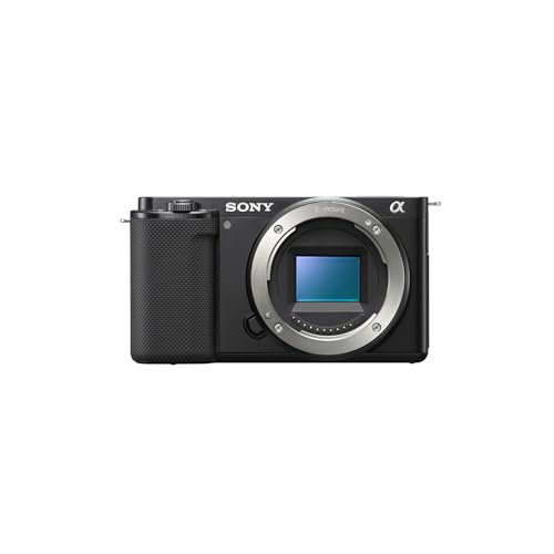 Image of Sony Alpha ZV-E10 APS-C Camera | 24.2 MP vlog Camera | Made for Creators | Advanced Autofocus | Clear Audio & 4K Movie Recording - Black