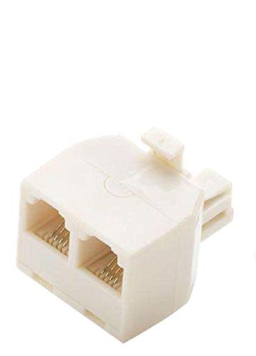 2-Way Telephone Splitter - Light Almond