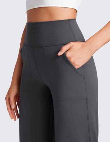 CRZ YOGA Womens Butterluxe High Waist Wide Leg Pants with Pockets 31" - Buttery Soft Comfy Casual Yoga Lounge4