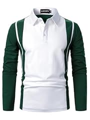 Long Sleeve Style 2:green + White