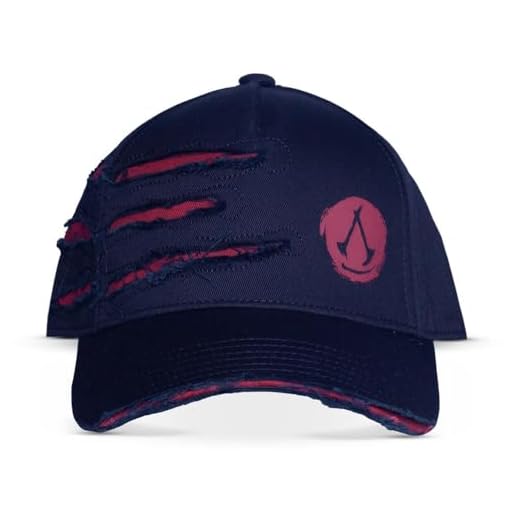 Assassin's Creed Shadows - Scarred Männer Cap schwarz 100% Baumwolle Fan-Merch, Gaming