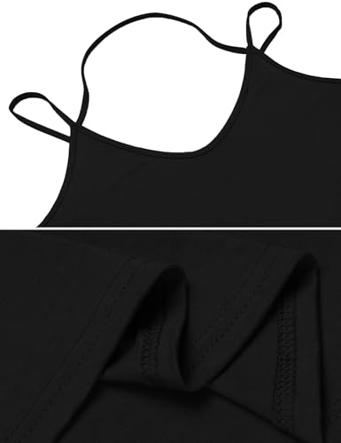 Tobrief Women's Sexy V Neck Halter Spaghetti Strap Backless Cami Tank Top4