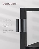 VASAGLE Bookcase with 14 Shelves, Steel Frame, 158 x 24 x 166 cm - 6